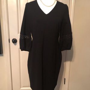 Talbots NWOT black dress.